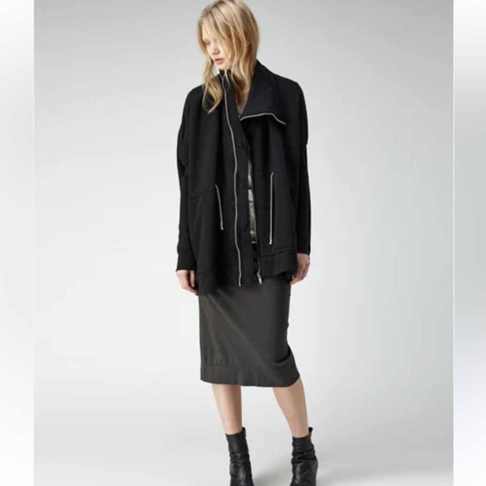 MASON Zipper Jacket in Black Size 2
